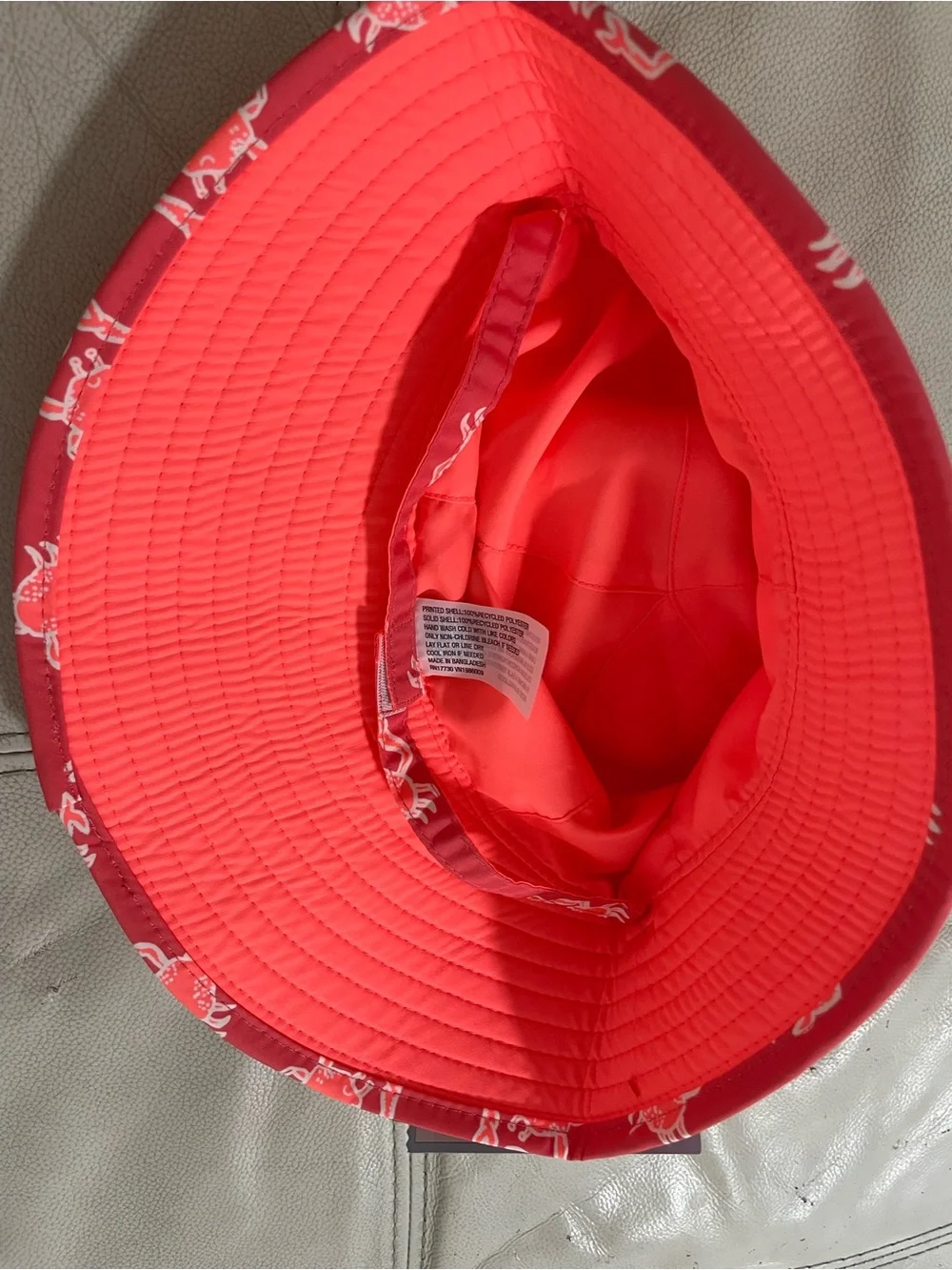 Cat & Jack Coral Red Crab Sun Hat